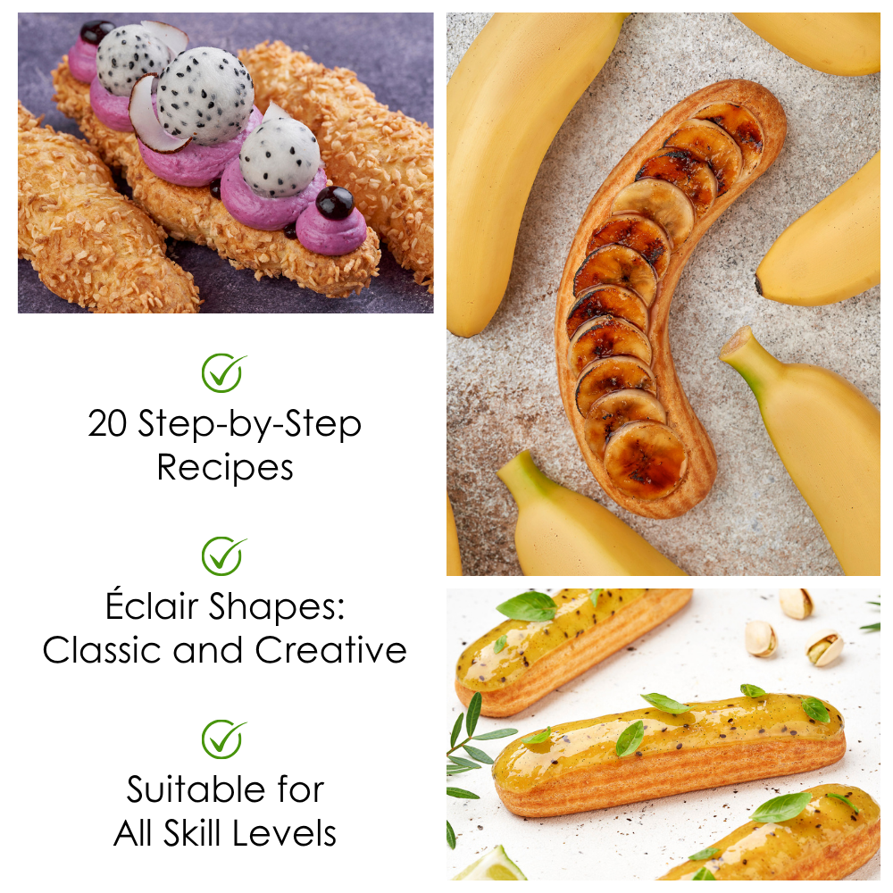 Artful Eclairs: Discover unique flavors and designs to inspire your éclair-baking!