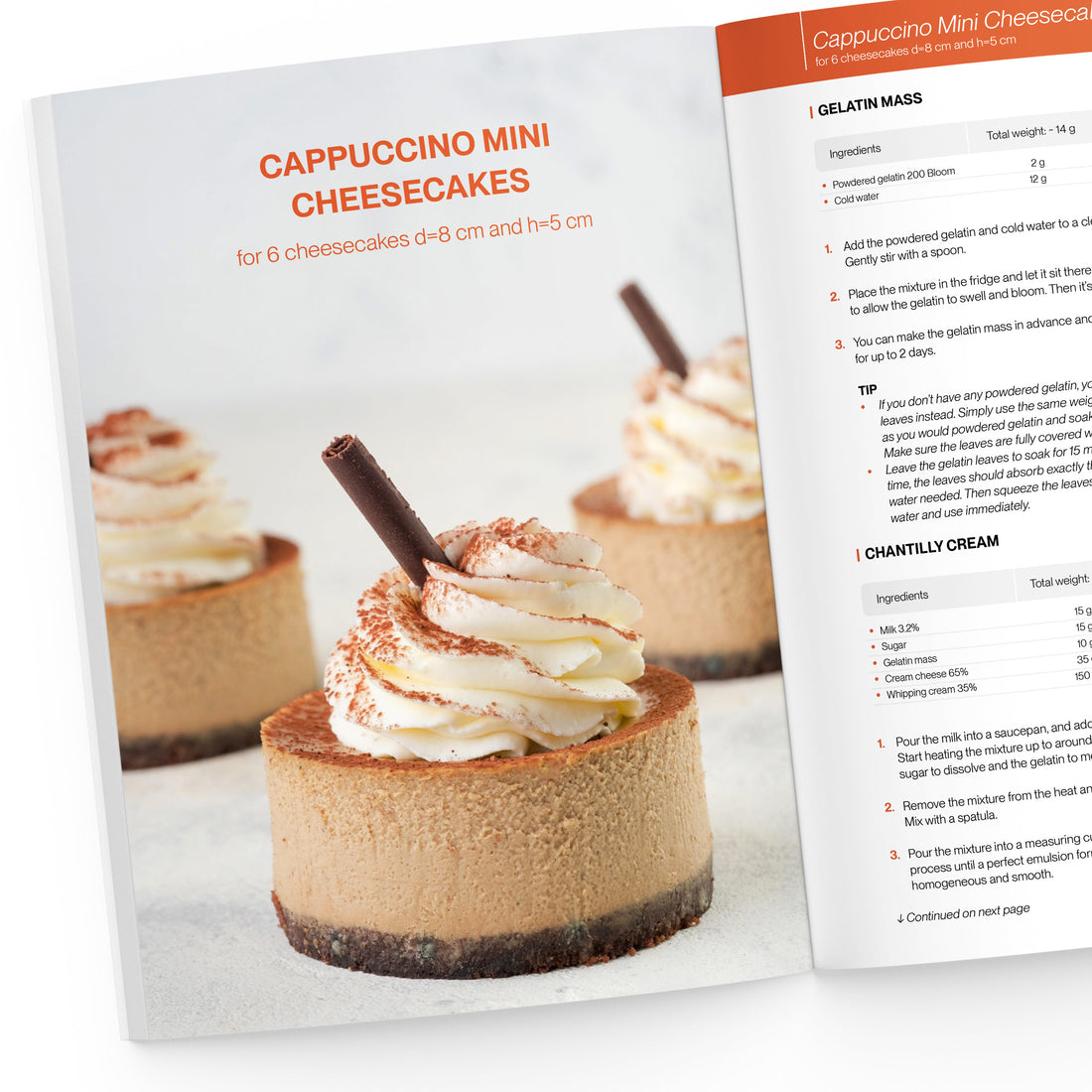 Cappuccino Mini Cheesecakes on the page