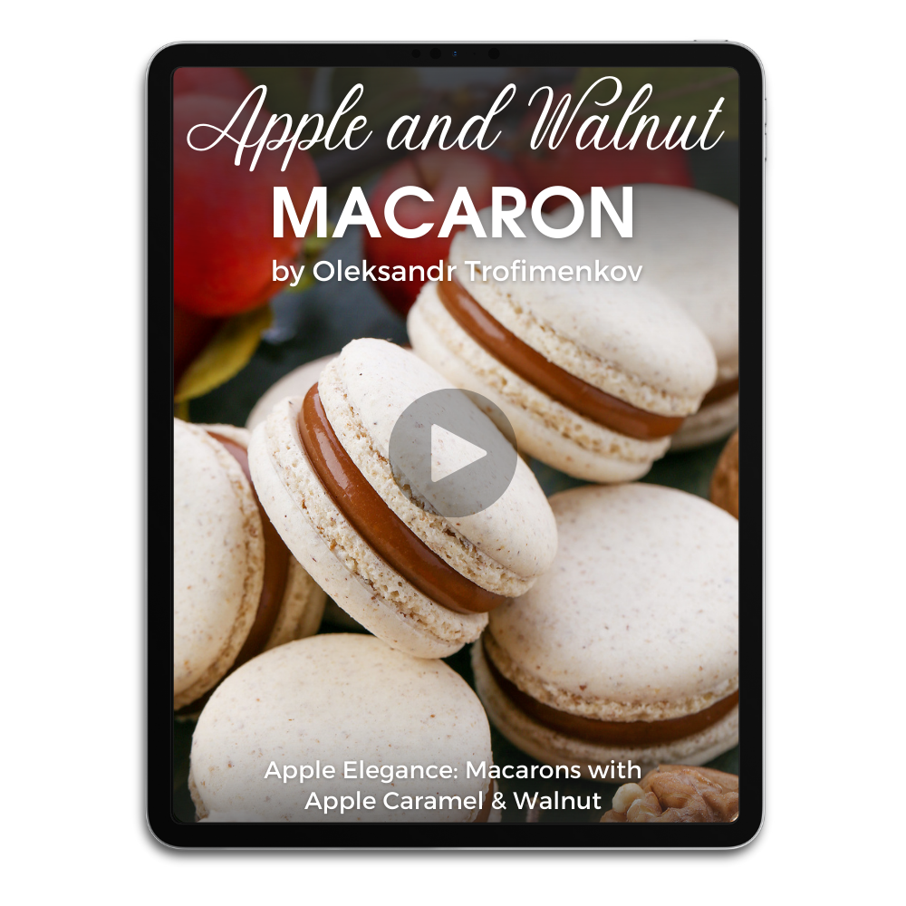 Apple and Walnut Macaron by Oleksandr Trofimenkov Video Class