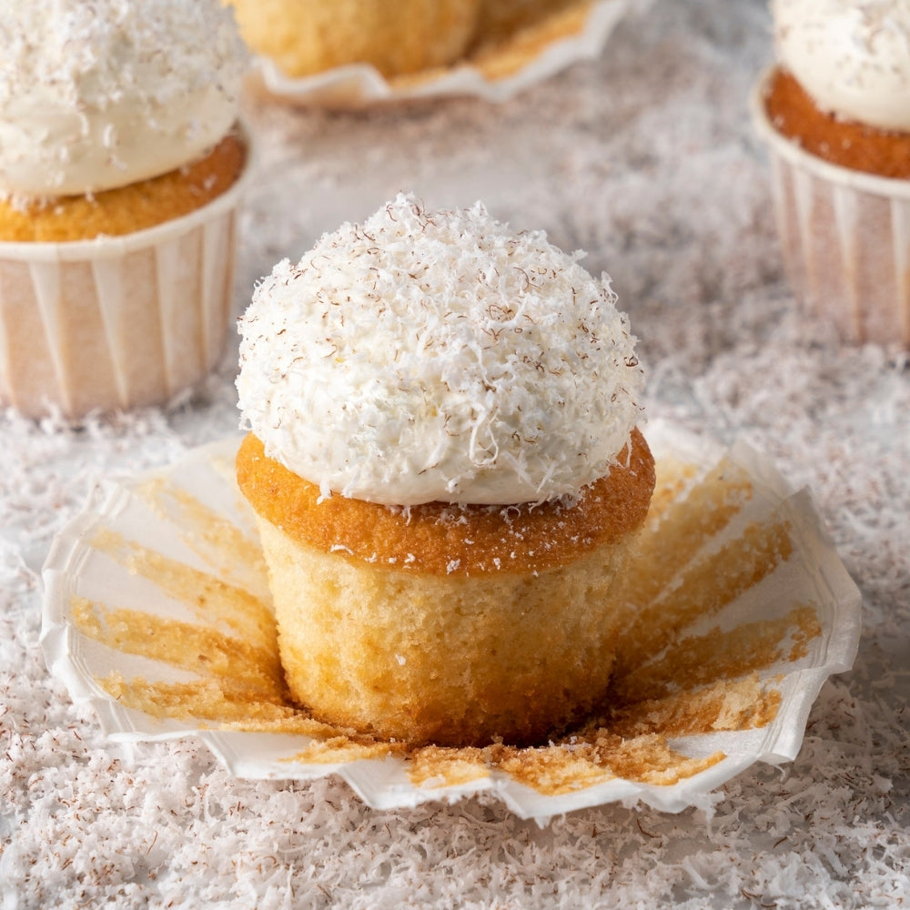 homemade coconut cupcakes