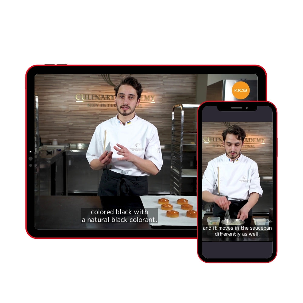 caramel glaze dessert