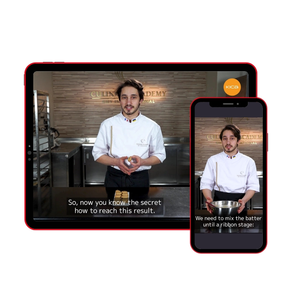 caramel chocolate macarons