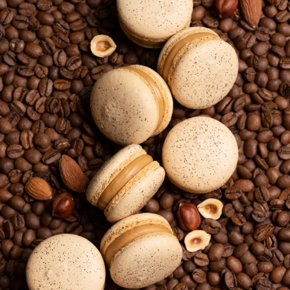 coffee essence macarons
