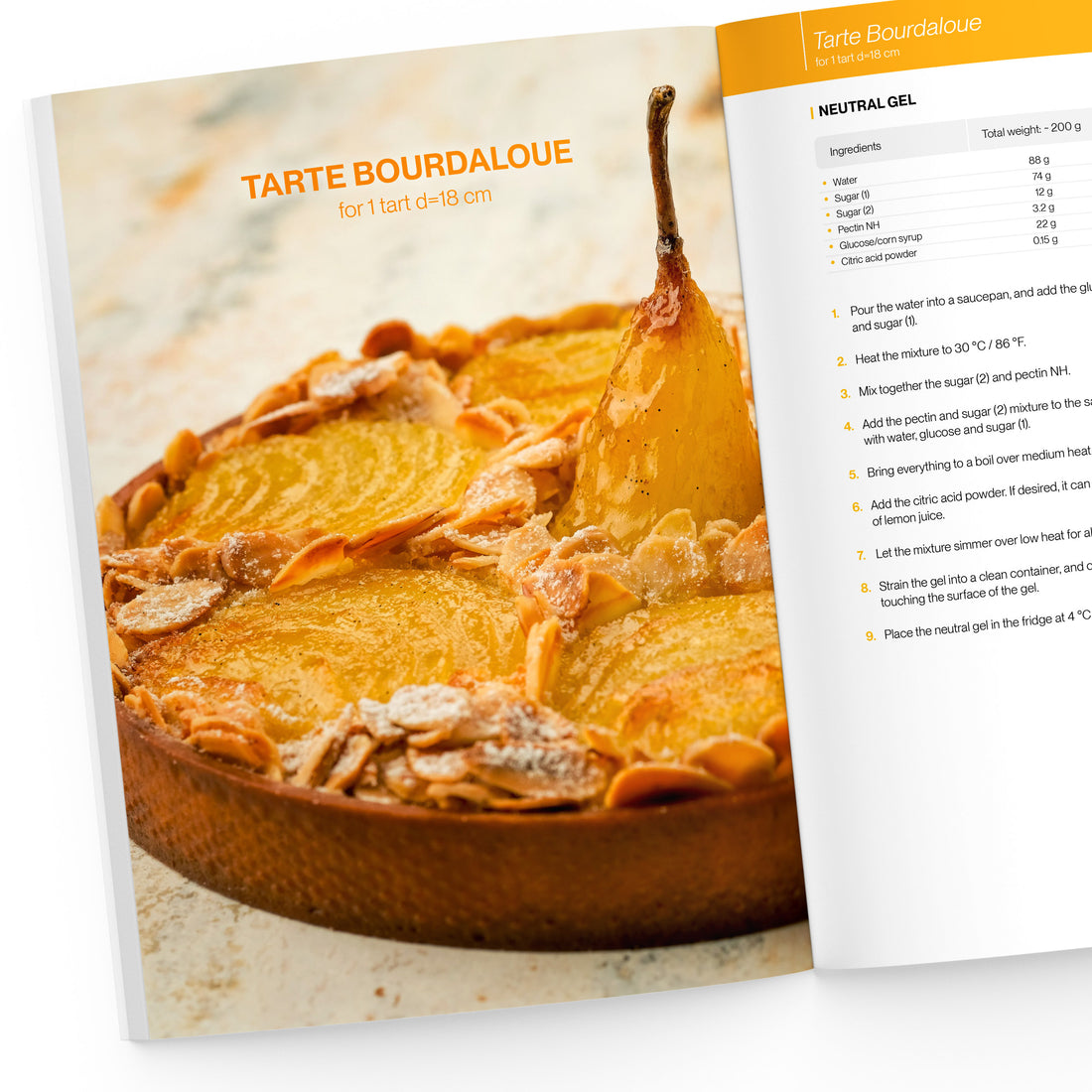 Tarte bourdaloue on the page