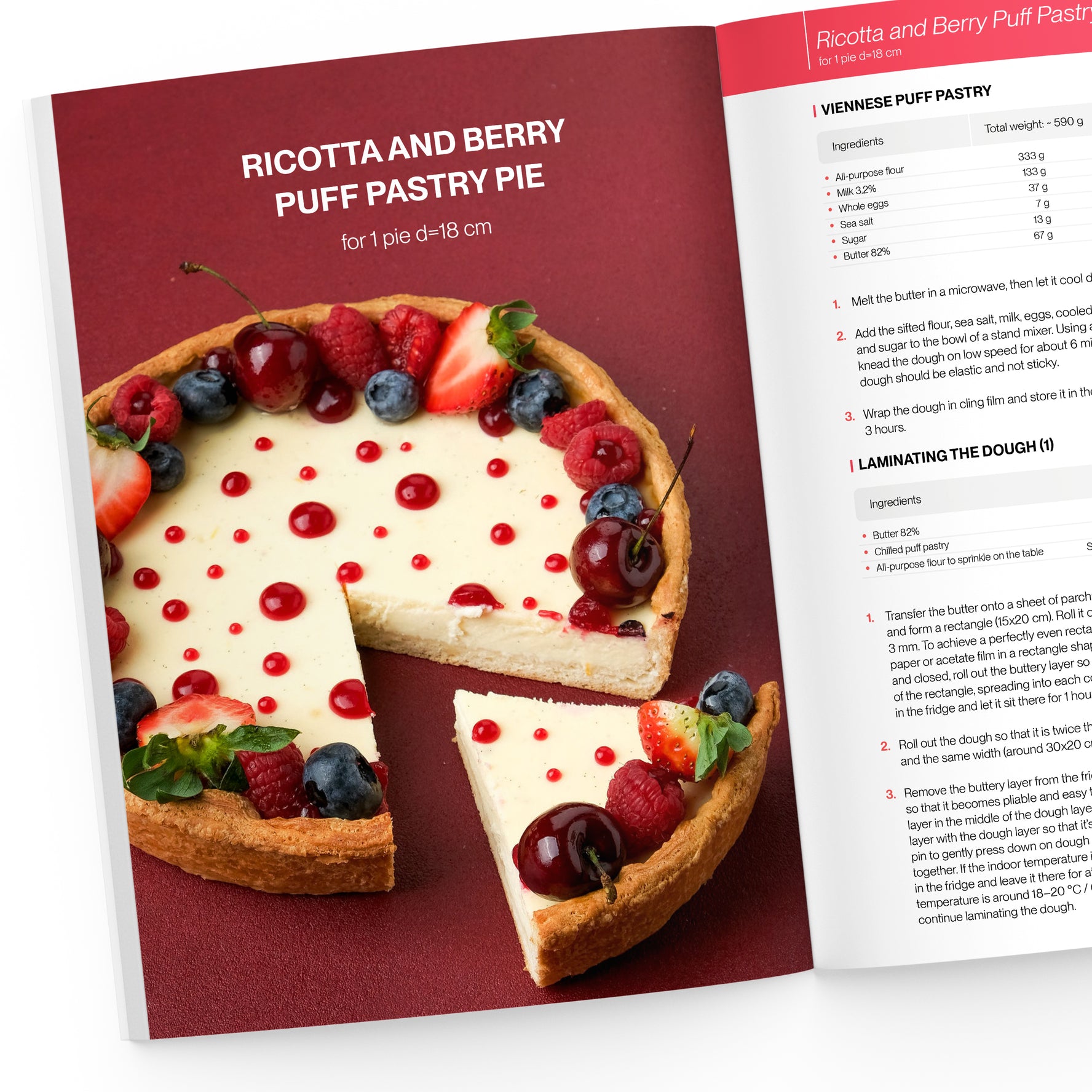 Delicious Pies Cookbook: Prepare and taste 10 fruit & berries baked creations