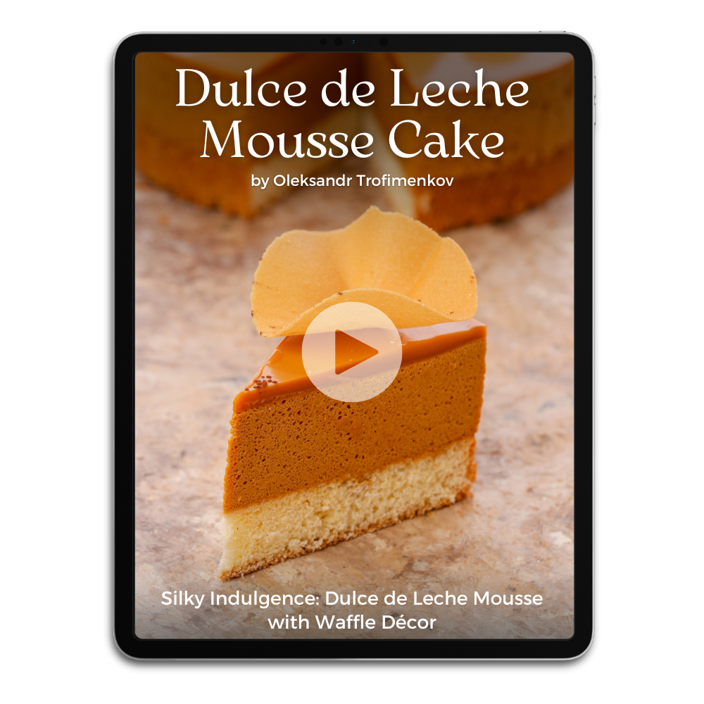 dulce de leche mousse cake