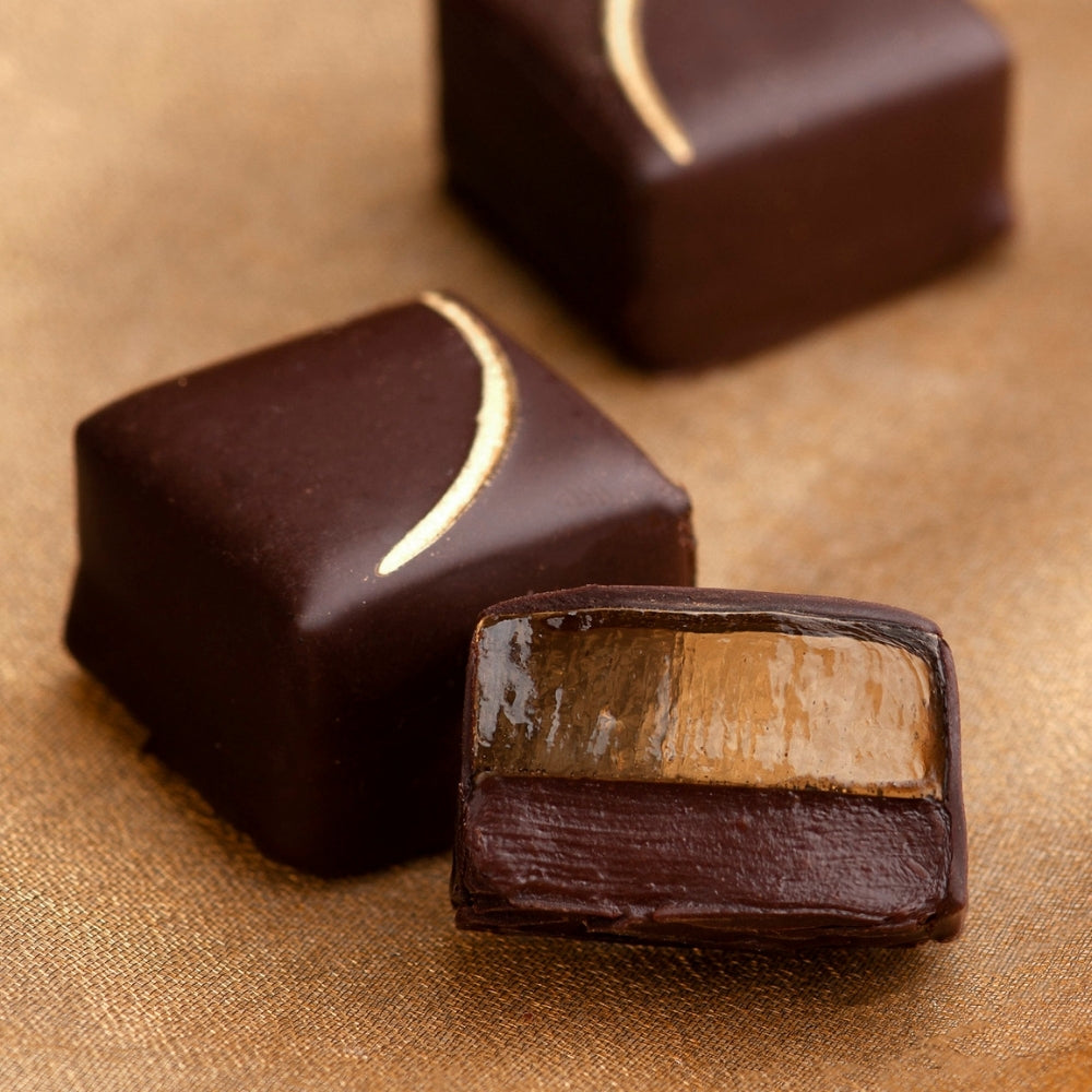 basil infused ganache