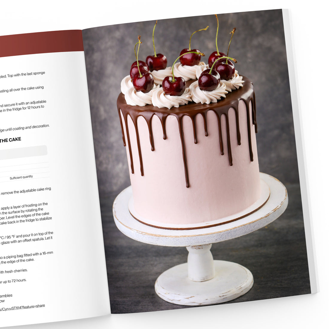 Kirschwasser Cake on the Fantastic Cakes with Liquer book page