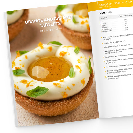 Orange and caramel tartlets