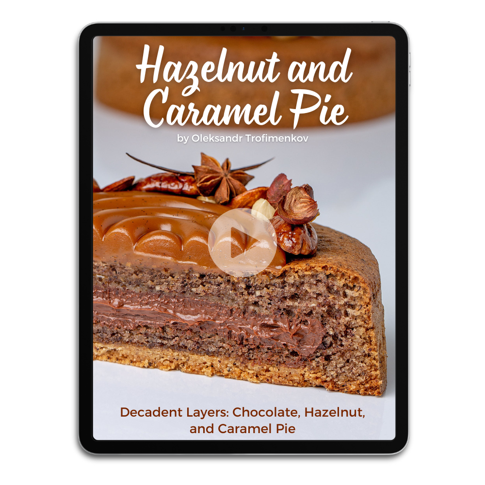 hazelnut caramel pie