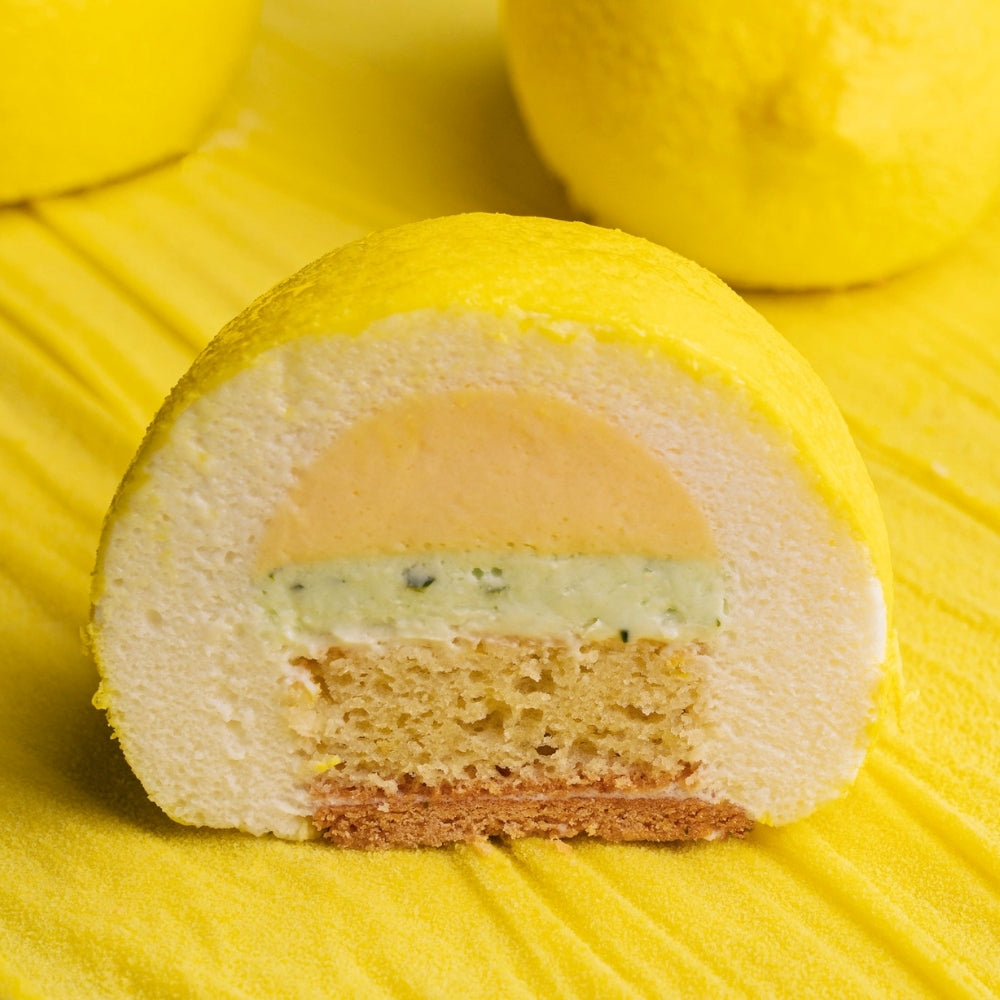 lemon-shaped dessert