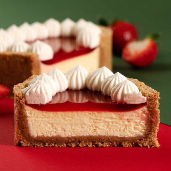 baked vanilla cheesecake