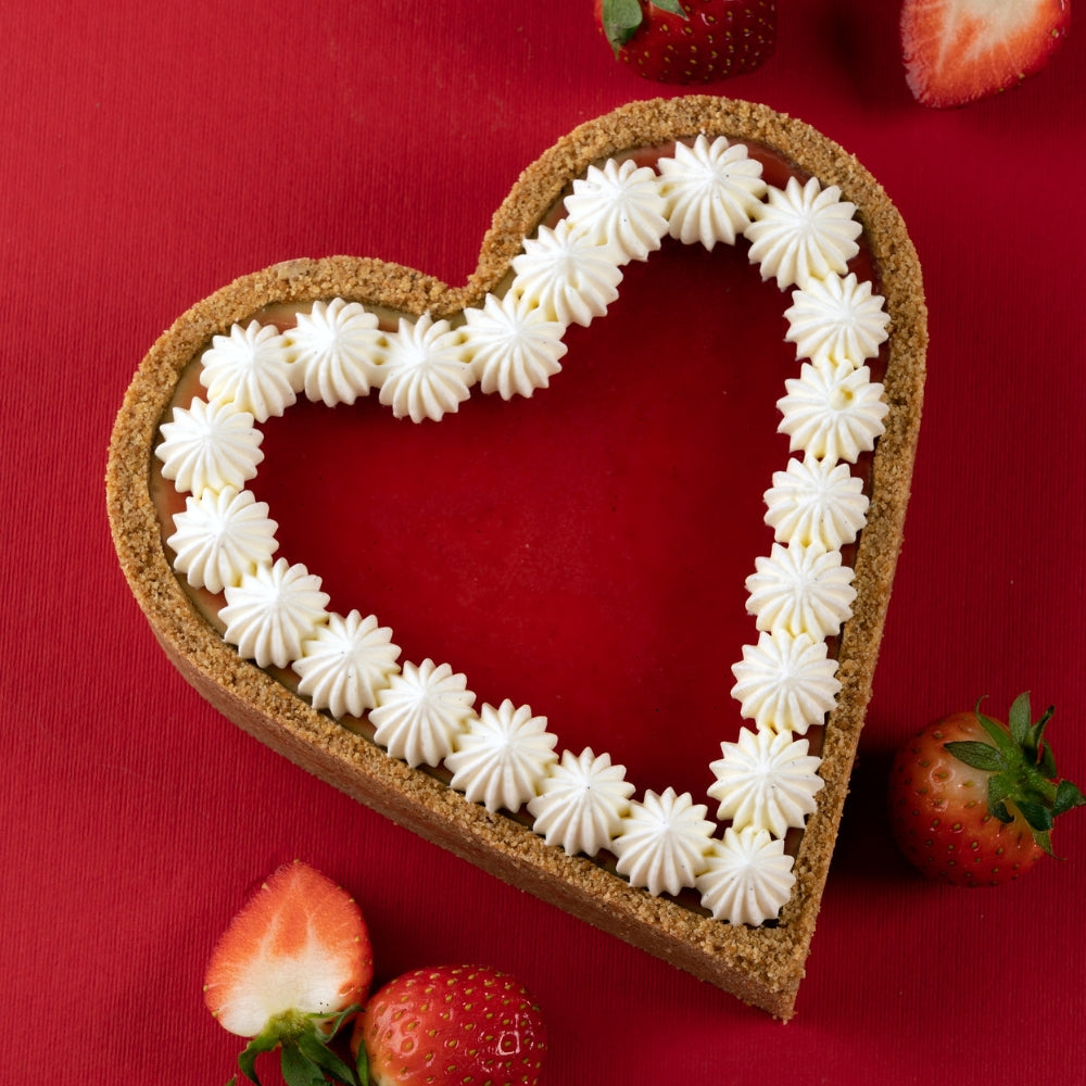 romantic cheesecake dessert