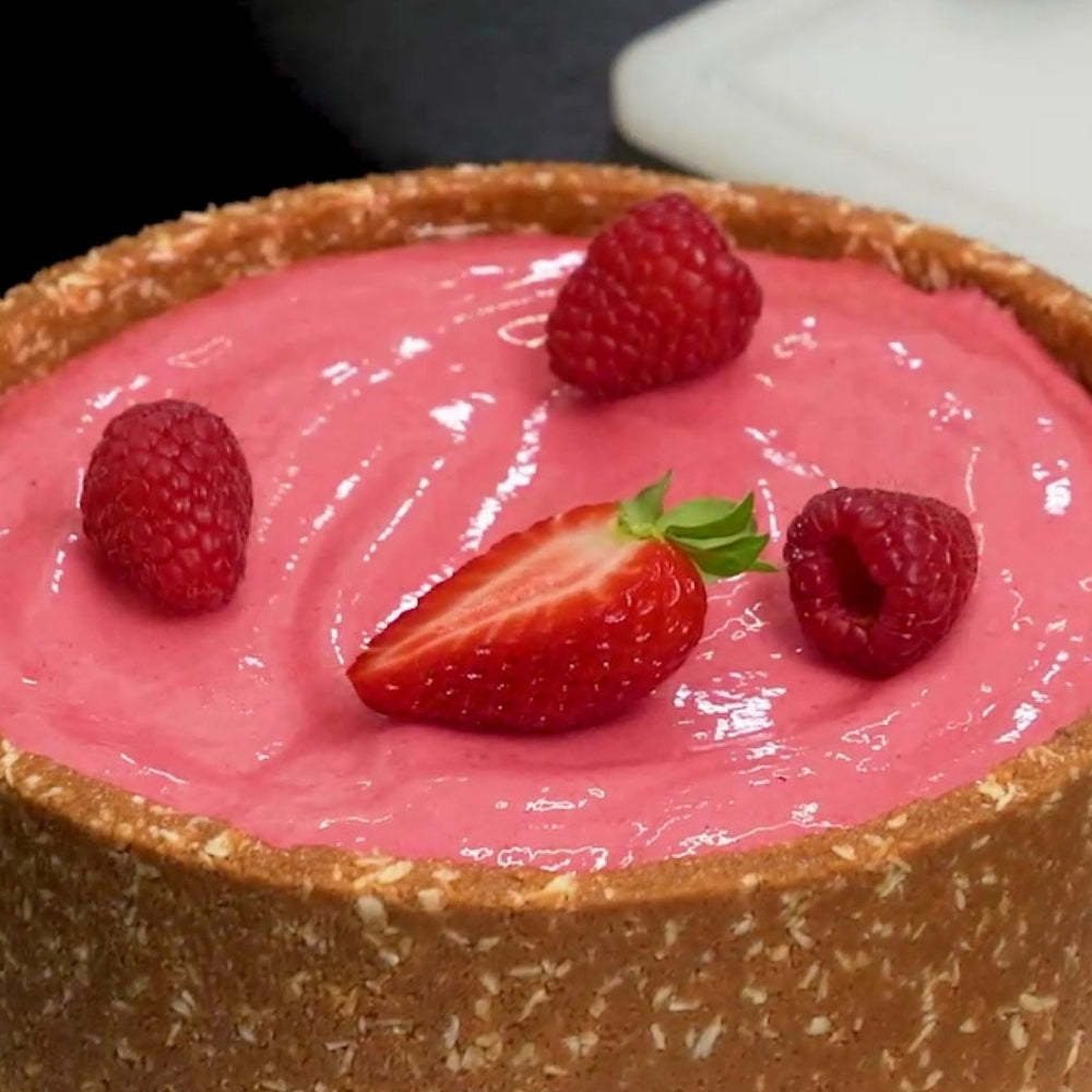 fruity creamy cheesecake