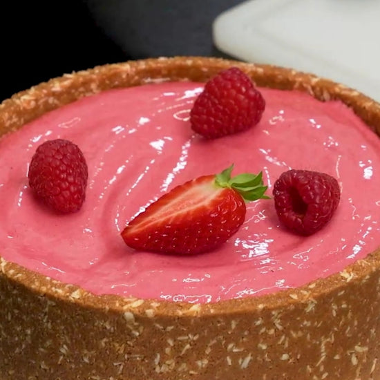 fruity creamy cheesecake