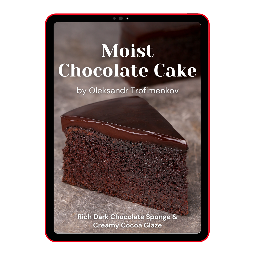 Moist Chocolate Cake by Oleksandr Trofimenkov Video Class