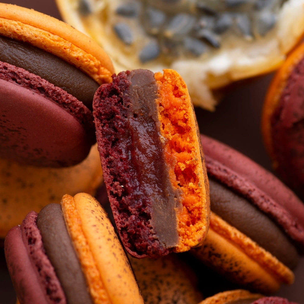 two colored macarons recipe