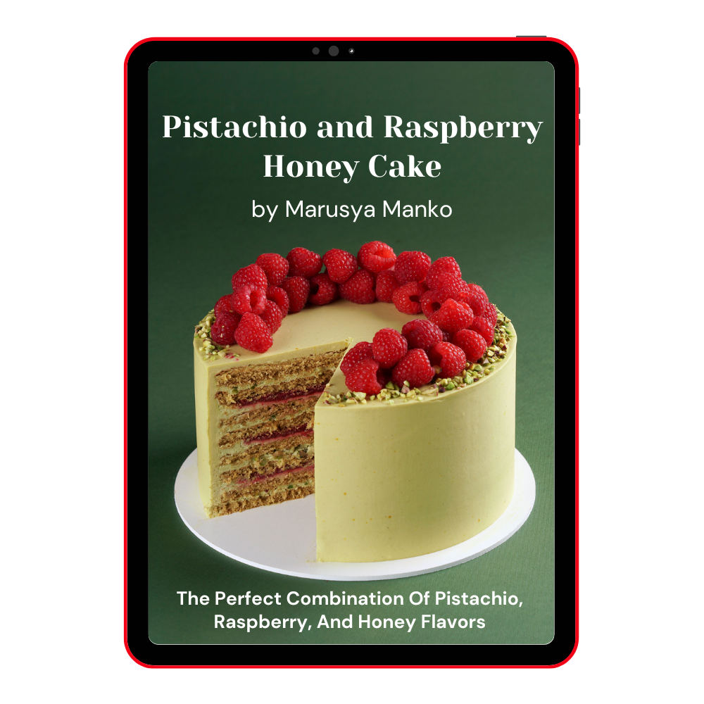 Pistachio and Raspberry Honey Cake by Marusya Manko Video Class