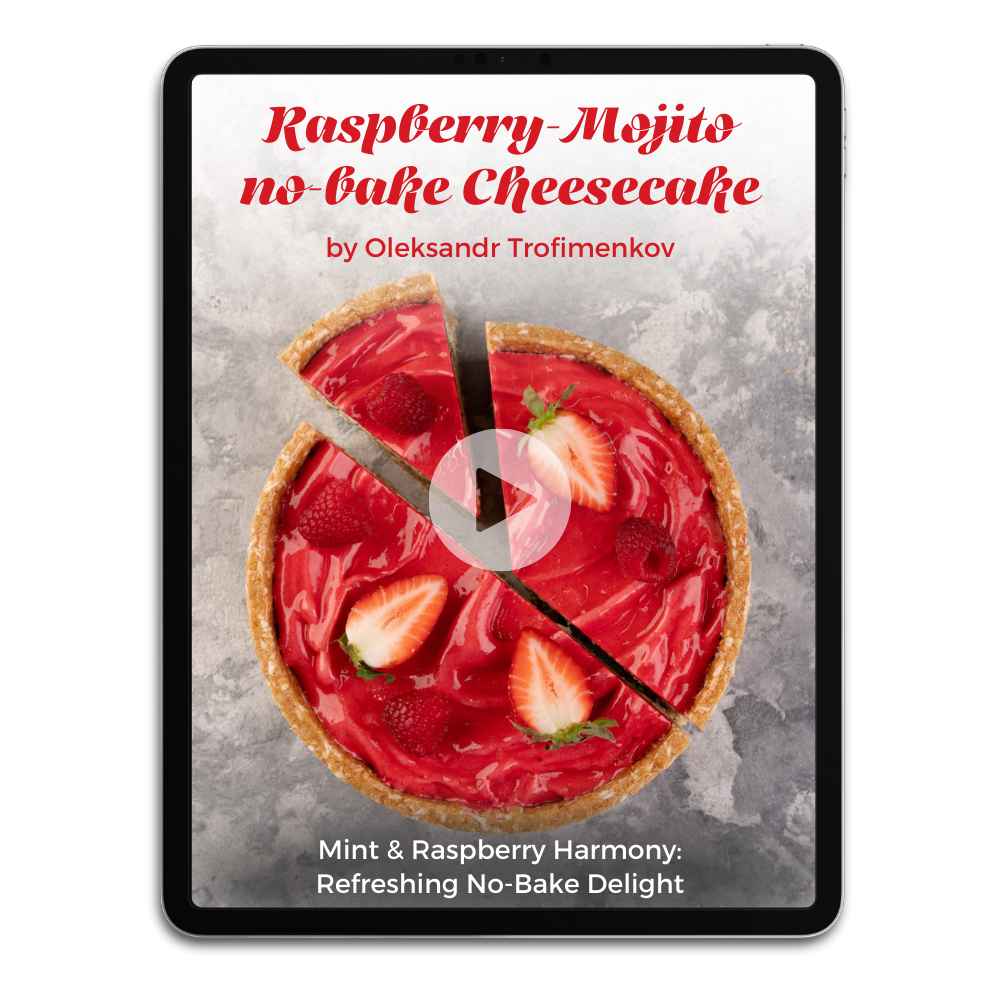 raspberry mojito cheesecake