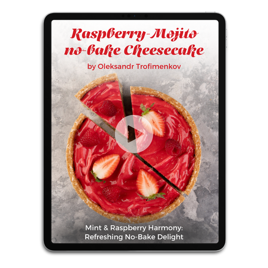 raspberry mojito cheesecake