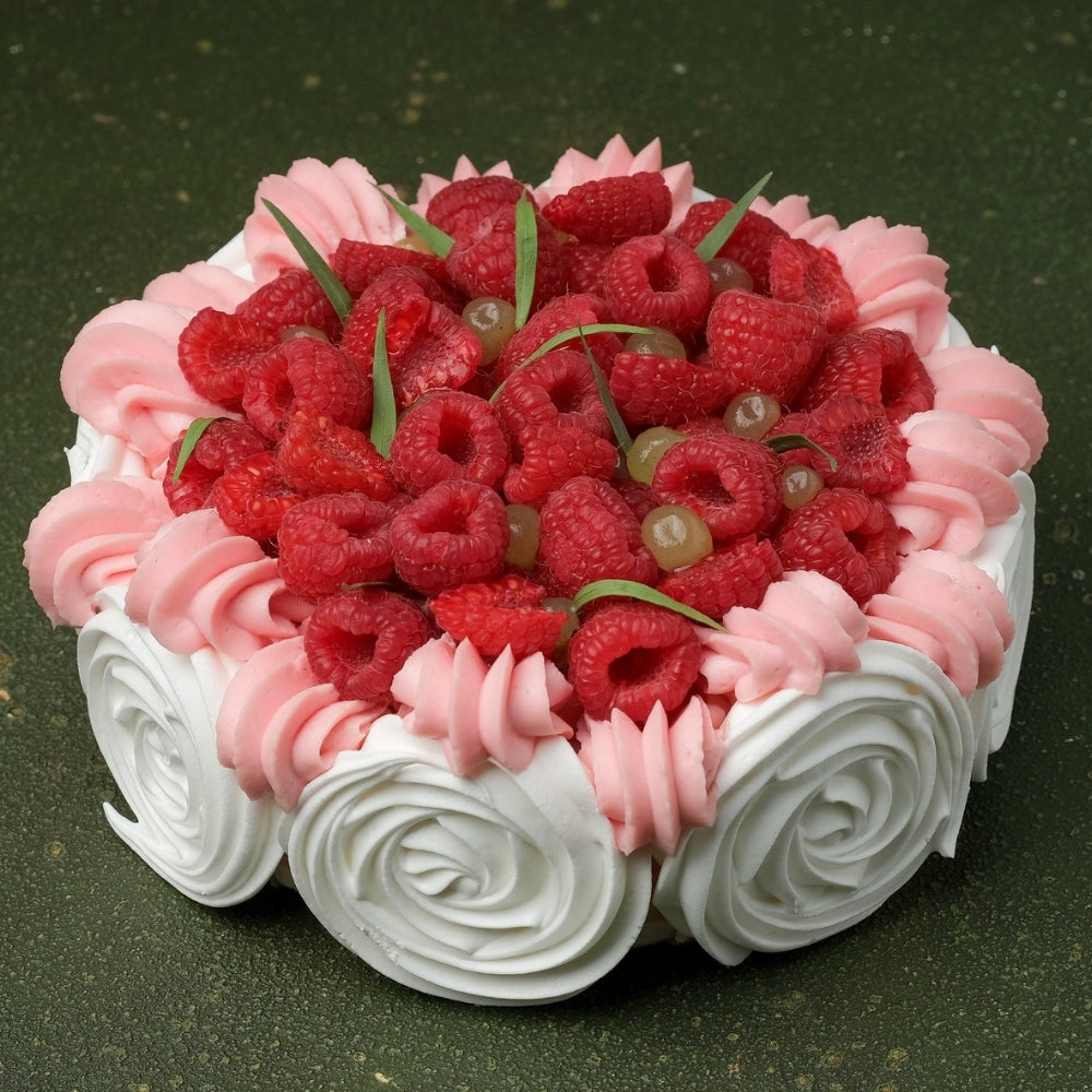 elegant cake creation