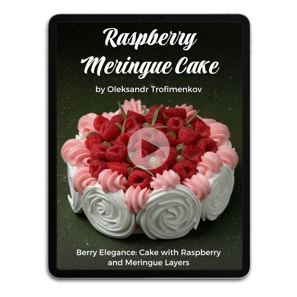 raspberry meringue cake