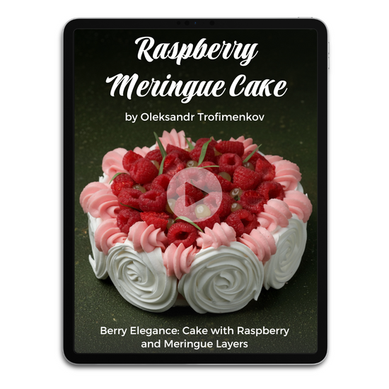 raspberry meringue cake