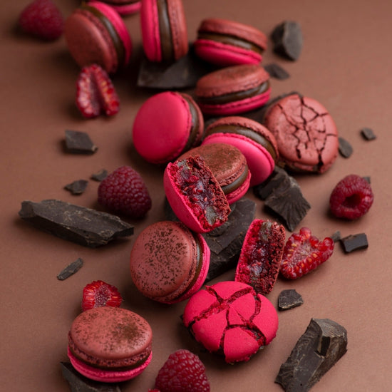 chocolate macarons