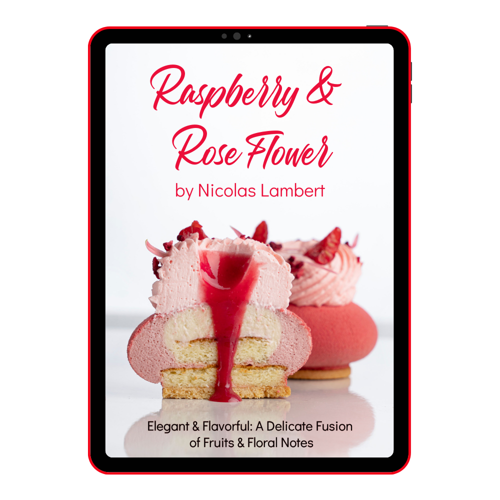 Raspberry And Rose Flower