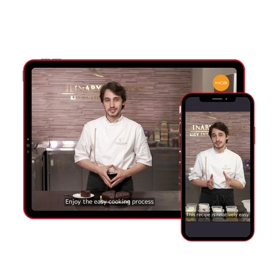 chocolate sponge with apricot jam