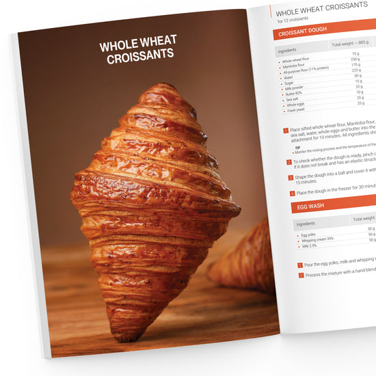 Whole wheat croissant photo