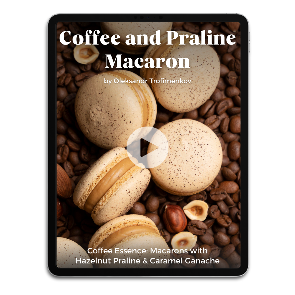 Coffee and Praline Macaron