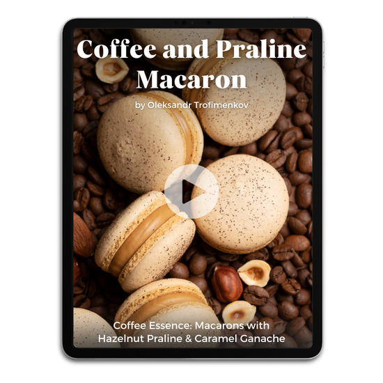 Coffee and Praline Macaron