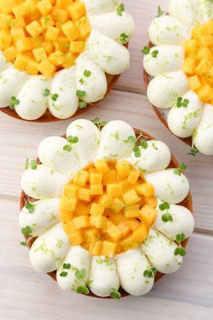 Mango Chamomile Tartlets